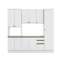 Ver imagem 2 de Cozinha Compacta com Kit Forno Celeste Kappesberg 100% Mdf Branco 240cm
