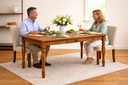 Ver imagem 6 de Mesa de Jantar ou Cozinha 140cm em Madeira Maciça com Gaveta e Pés Torneados – Made Wood