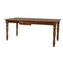 Ver imagem 3 de Mesa de Jantar ou Cozinha 140cm em Madeira Maciça com Gaveta e Pés Torneados – Made Wood