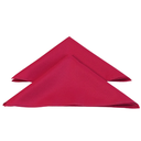 Ver imagem 1 de Kit 10 Pçs Guardanapo 10 Lugares Basic 35x35cm Liso Tecido Oxford: Vermelho
