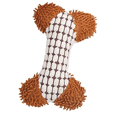 Mordedor de Pelucia Pet Caes Gato Cachorro Brinquedo com Apito Interativo Animal de Estimaçao Entret