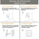 Ver mais imagens de 4 Balizador Led 3w Embutir Quadrado Branco Quente Zan08