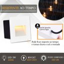 Ver imagem 3 de 7 Luminária Balizador de Embutir Externo Branco Led 3000k Zan08