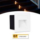 Ver imagem 1 de 7 Luminária Balizador de Embutir Externo Branco Led 3000k Zan08
