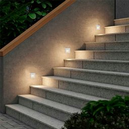 8 Balizador Parede de Embutir Led 3w Branco Quente Externo Zan08 - 4