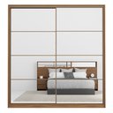 Ver imagem 5 de Guarda Roupa Casal 2 Portas 2 Com Espelhos 3 Gavetas Belga D02 Amendola Touch - Mpozenato