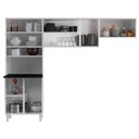 Ver imagem 5 de Cozinha Compacta com Torre Quente 245cm 3 Peças Diamante New Telasul