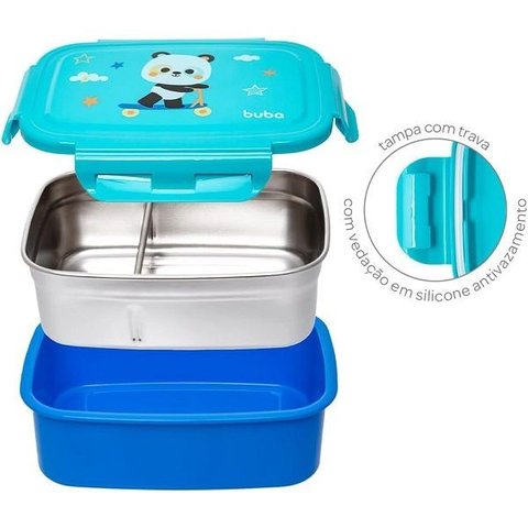 Lancheira Bento Box Buba Zoo Panda