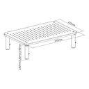 Ver imagem 6 de Suporte Organizador de Mesa para Monitor até 32", Elg, Dsk01, 3 Alturas, Ventilado, Suporta até 20kg