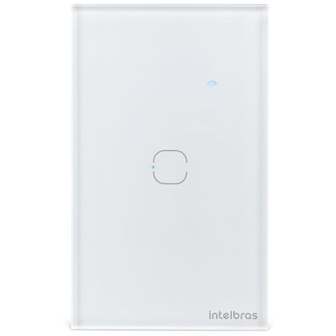 Interruptor Smart Wi-fi Touch 1 Tecla Ews 1001 Branco Intelbras