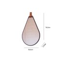 Ver imagem 3 de Espelheira Banheiro Gota 50x76cm Branco MGM