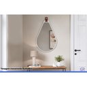 Ver imagem 2 de Espelheira Banheiro Gota 50x76cm Branco MGM