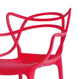 Cadeira Amsterdam F01 Vermelha - Mpozenato - 5