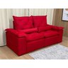 Sofá 3 Lugares Retrátil e Reclinável 2,00 Metros Alpoim Estofados Vermelho 203 Athenas - 6