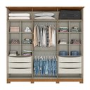 Ver imagem 3 de Guarda-Roupa Andreas 6 Portas 6 Gavetas Henn