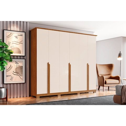 Guarda-Roupa Andreas 6 Portas 6 Gavetas Henn
