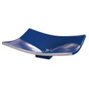 Ver imagem 1 de Cuba Pia de Apoio para Banheiro Retangular Folha Bari F44W C08 Azul Escuro - Mpozenato