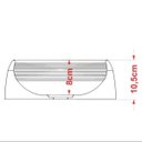 Ver imagem 4 de Cuba Pia de Apoio para Banheiro Oval Capri OV39W C08 Azul Escuro - Mpozenato