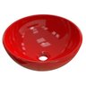 Cuba Pia de Apoio para Banheiro Redonda Bowl 30 C08 Vermelho - Mpozenato - 1