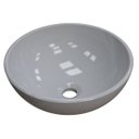 Ver imagem 1 de Cuba Pia de Apoio para Banheiro Redonda Bowl 30 C08 Cinza - Mpozenato