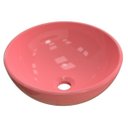 Ver imagem 1 de Cuba Pia de Apoio para Banheiro Redonda Bowl 30 C08 Rosa - Mpozenato