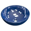 Ver imagem 1 de Cuba Pia de Apoio para Banheiro Redonda Bowl 35 C08 Azul Escuro - Mpozenato