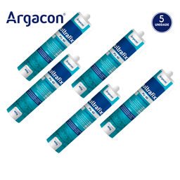 Adesivo Selante Pu 40 Branco 400g Argacon Kit 5 Unidades - 6