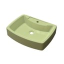 Ver imagem 5 de Cuba Pia De Apoio Para Banheiro Retangular Aria RT50 Verde Acqua C08 - Mpozenato