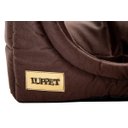 Ver imagem 5 de Cama Iglu e Toca para Cachorro Luppet Marrom Super Luxo - M