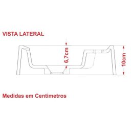 Cuba Pia de Apoio para Banheiro Oval Ox 43 C08 Bege - Mpozenato - 4