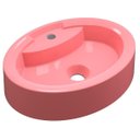 Ver imagem 1 de Cuba Pia de Apoio para Banheiro Oval Ox 43 C08 Rosa - Mpozenato