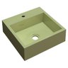 Cuba Pia De Apoio Para Banheiro Quadrada Veneza Q395 Verde Acqua C08 - Mpozenato - 1