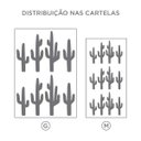 Ver imagem 2 de Kit Adesivos de Parede Cactos-Verde Escuro-M