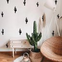 Ver imagem 1 de Kit Adesivos de Parede Cactos-Verde Escuro-M