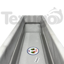 Ver imagem 5 de Vaso Floreira Jardineira Flat Polietileno 67x22x22cm Japi - Cimento Queimado