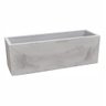 Vaso Floreira Jardineira Flat Polietileno 67x22x22cm Japi - Cimento Queimado - 1