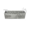 Ver imagem 3 de Vaso Floreira Jardineira Flat Polietileno 67x22x22cm Japi - Cimento Queimado