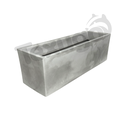 Ver imagem 1 de Vaso Floreira Jardineira Flat Polietileno 67x22x22cm Japi - Cimento Queimado