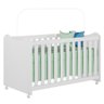 Berço Mini Cama com Rodízios Cristal Branco - Pn Baby - 1