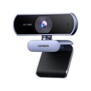 Ver imagem 1 de Webcam Ugreen Cm678 - Full Hd 1080p - 30fps - Rotação 360° - com Microfone - Usb - Cinza