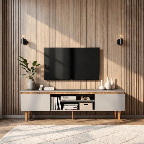 Rack para TV até 65 Polegadas 155cm Cava Sala Byhouse