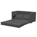 Ver imagem 3 de Sofá Cama Casal Articulável 2 Lugares Londres Suede Cinza Escuro - D'Monegatto
