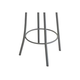 Kit 4 Banquetas Altas Encosto Maior 92 cm Prata/Vermelho - Marcheli - 5 Kit 4 Banquetas Altas Encosto Maior 92 cm Prata/Vermelho - Marcheli - 5