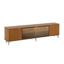 Ver imagem 3 de Rack para Tvs até 85 Polegadas 100% MDF 3 Portas Vidro Reflecta Neon Float 212cm - Canella