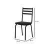 Kit 4 Cadeiras 118 Europa Preto - Artefamol - 4