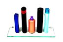 Ver imagem 2 de Porta Shampoo Reto em Vidro Incolor Lapidado - Aquabox - 40cmx14cmx8mm