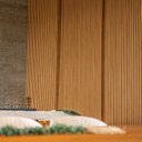 Ver imagem 2 de Kit 10 Peças Painel Ripado Metálico Lystra 14cm X 300cm Shadow