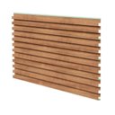 Ver imagem 1 de Kit 10 Peças Painel Ripado Metálico Lystra 14cm X 300cm Shadow