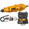 Micro Retífica Reta Ingco Umg1309-9 127v 130w Pinça 3,2mm Maleta com 52 Acessórios - 1