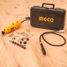 Micro Retífica Reta Ingco Umg1309-9 127v 130w Pinça 3,2mm Maleta com 52 Acessórios - 3